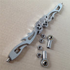 Chrome Skull Shift Linkage for Harley Softail Dyna FXDWG FLHR FLT (1991–2023)