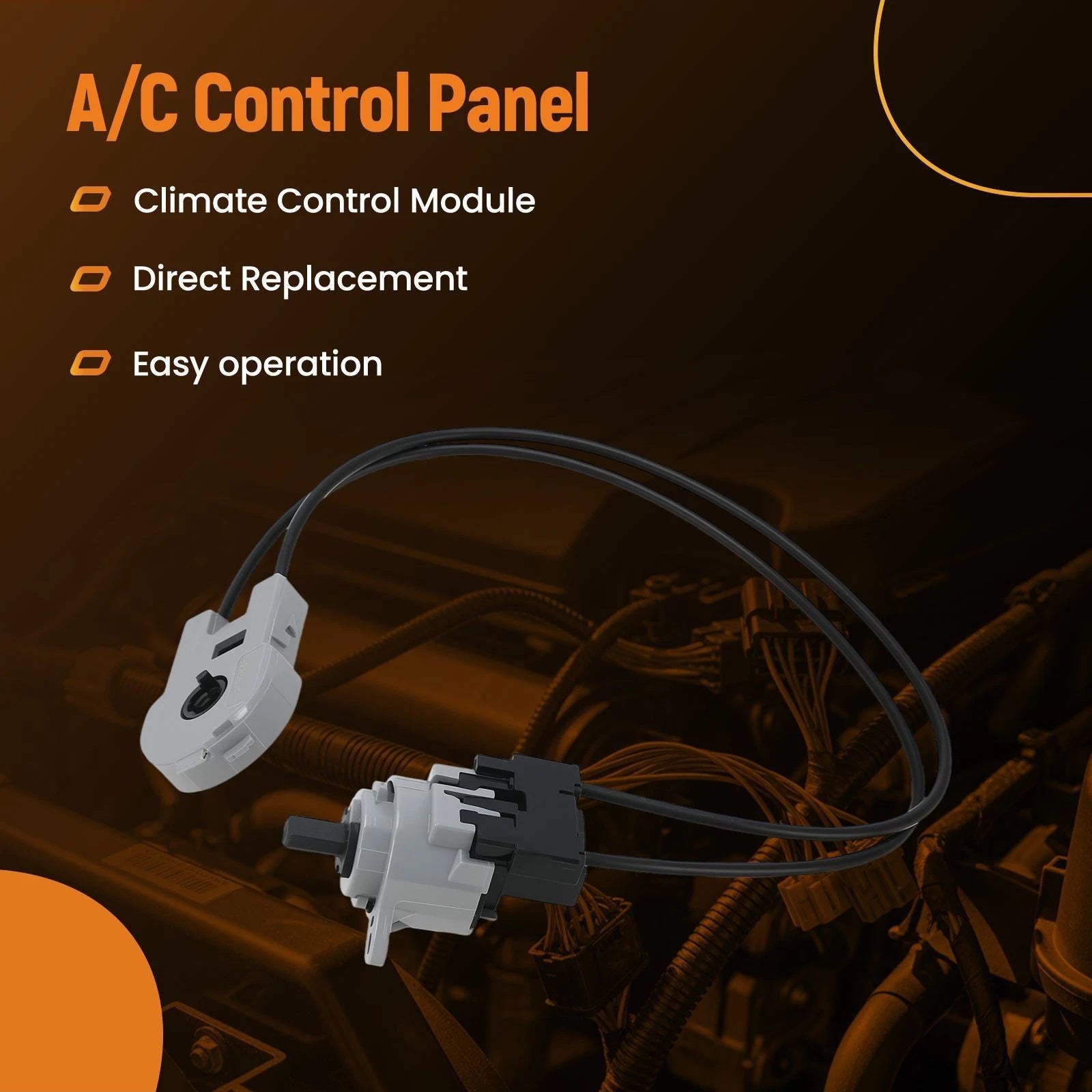 A/C Vent Floor Defrost Heater Cable Control Switch for Ford Focus (2000–2007)