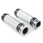 1'' Chrome Handlebar Grips for Harley Sportster, Dyna, Softail, Touring