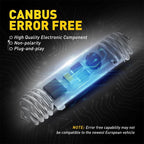 Set of 2 LED Festoon Dome Map Interior Light Bulbs for Make Model