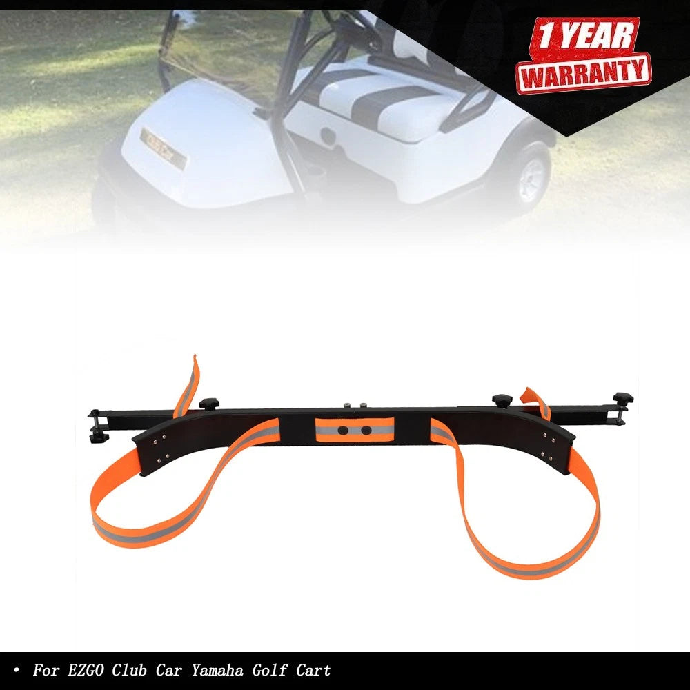 Golf Cart Bag Rack Attachment for EZGO, Club Car, Yamaha (Universal)