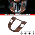 Peach Wood Grain Center Gear Shift Panel Cover for Honda CR-V (2017–2022)