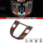 Peach Wood Grain Center Gear Shift Panel Cover for Honda CR-V (2017–2022)