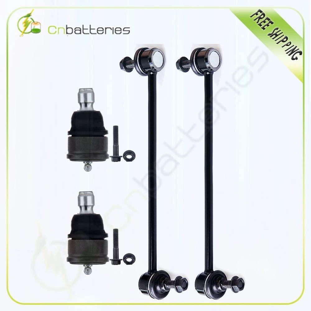 Set of 4 Front Suspension Ball Joints & Sway Bar Links for Ford Escape (2005–2012)