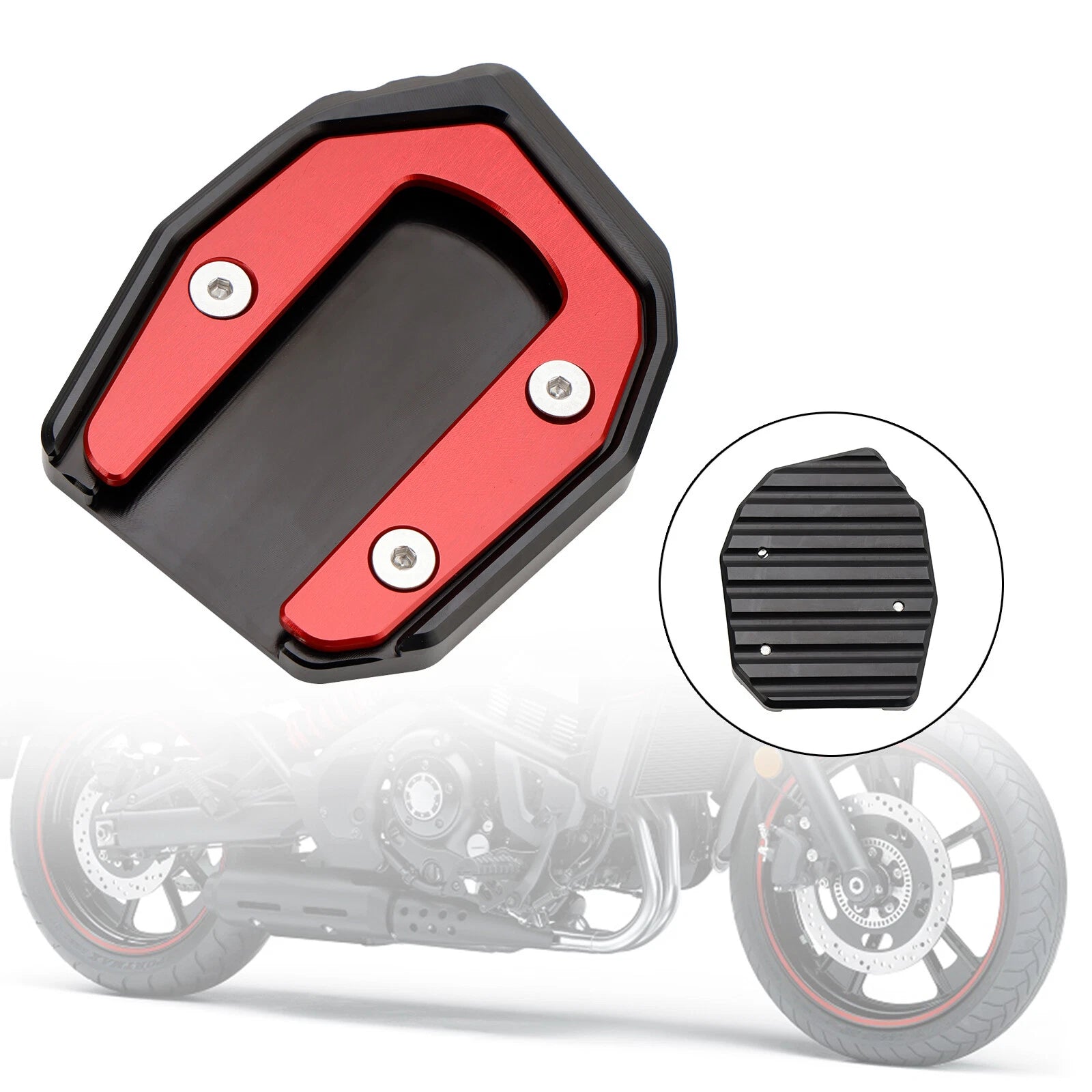 Kickstand Enlarged Plate Pad for Kawasaki Vulcan S 650 VN650 (2015–2021) T8