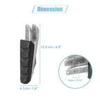 1 Pair 8mm Aluminum Aolly Footrest Footpeg for BMW Black