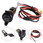 12V Power Socket with Connector Wires for Car Boat Tractor