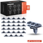30Pcs Nylon Fender Flare Moulding Retainer Clips for Jeep