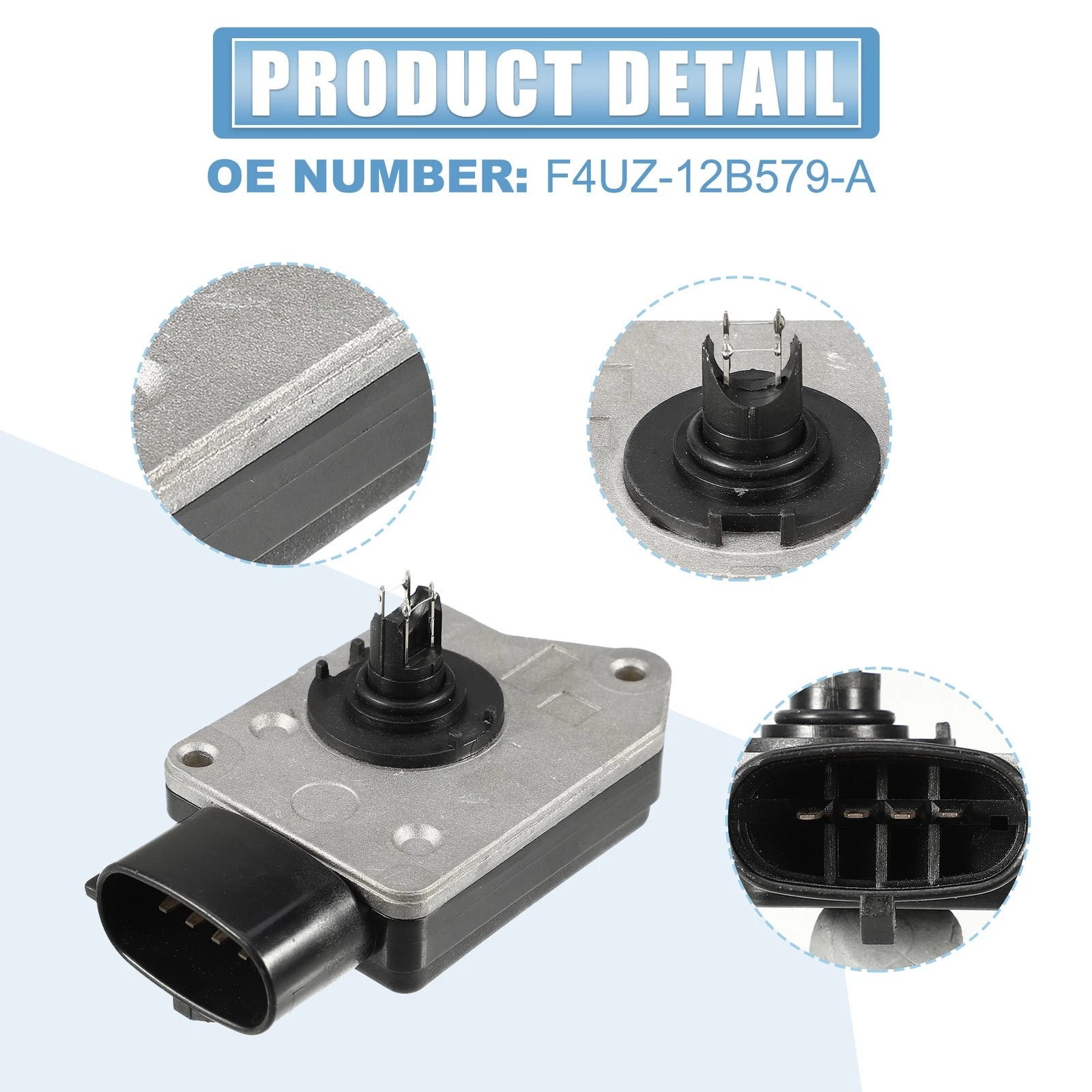 Mass Air Flow Sensor for Ford E-150 (No.F4UZ-12B579-A)