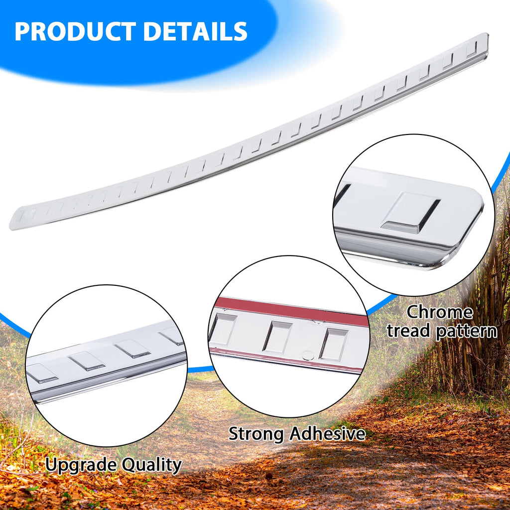 Chrome Rear Bumper Protector for Nissan Rogue (2014-2020)