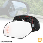 Heated LED Signal Mirror Glass for Chevrolet Tahoe Yukon Sierra Silverado (2007–2014)