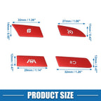 8pcs Steering Wheel Switch Button Cover for Hyundai Sonata (2020–2022) Red
