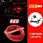 5m Red LED Interior Strip Light for Universal Cars (2010–2023)