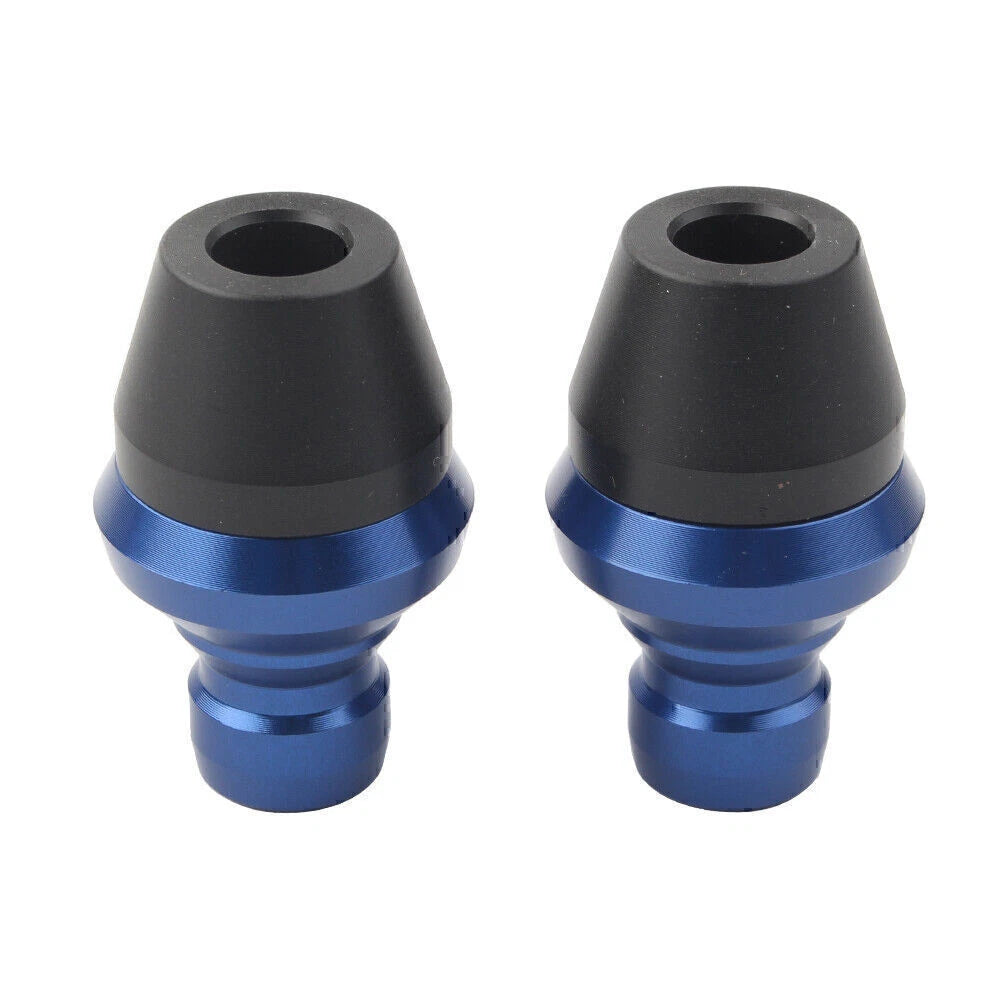 2X Blue Valve Stem Dust Covers for Ducati Scrambler 400 800 1000