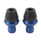 2X Blue Valve Stem Dust Covers for Ducati Scrambler 400 800 1000