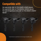 Ignition Coil Pack 4X for VW Caddy UP! Golf Sportsvan (2014–2020)