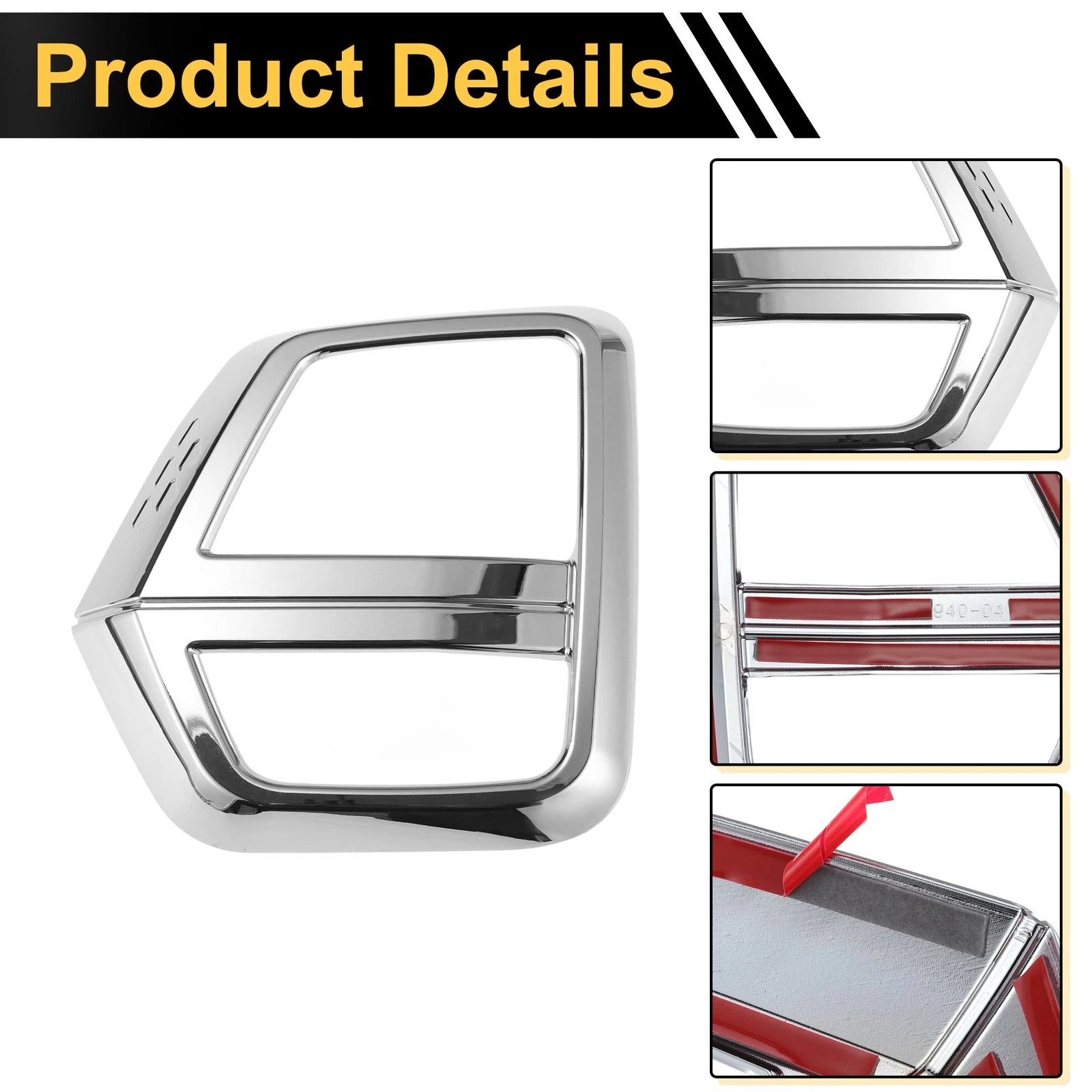 Set of 2 Fog Light Cover Trim for Chevrolet Colorado (2023–2025) Plating