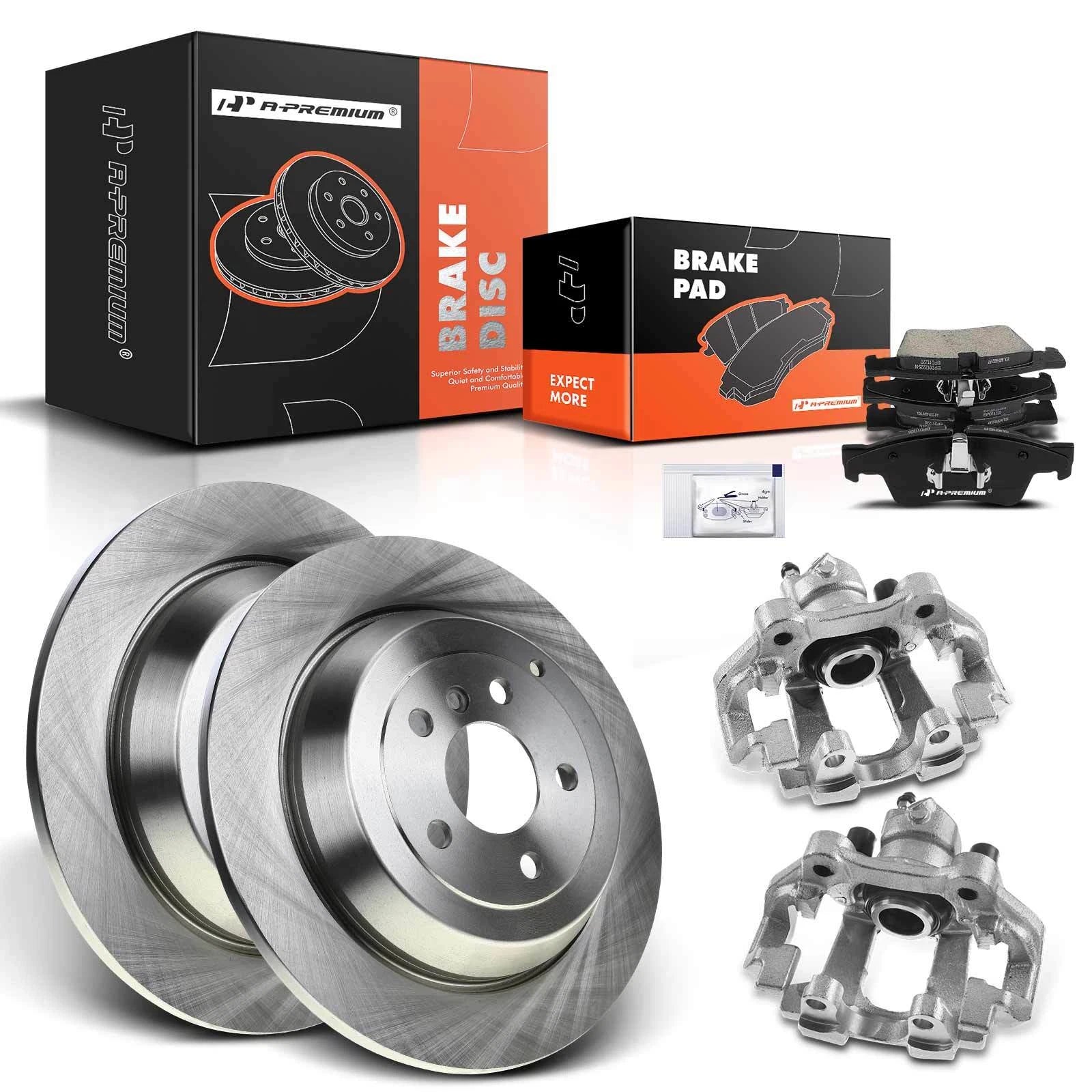 Rear Rotors & Brake Pads for Mercedes-Benz ML320 (2006–2011)