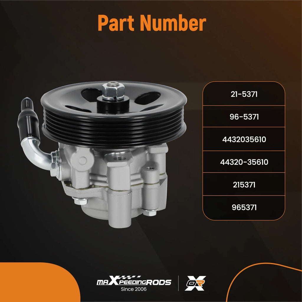 Power Steering Pump w/ Pulley for Toyota 4Runner and Lexus GX470 (2003–2009)