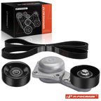 3X Serpentine Belt Drive Component Kit for Ford F-150 F-250 (1999–2023)