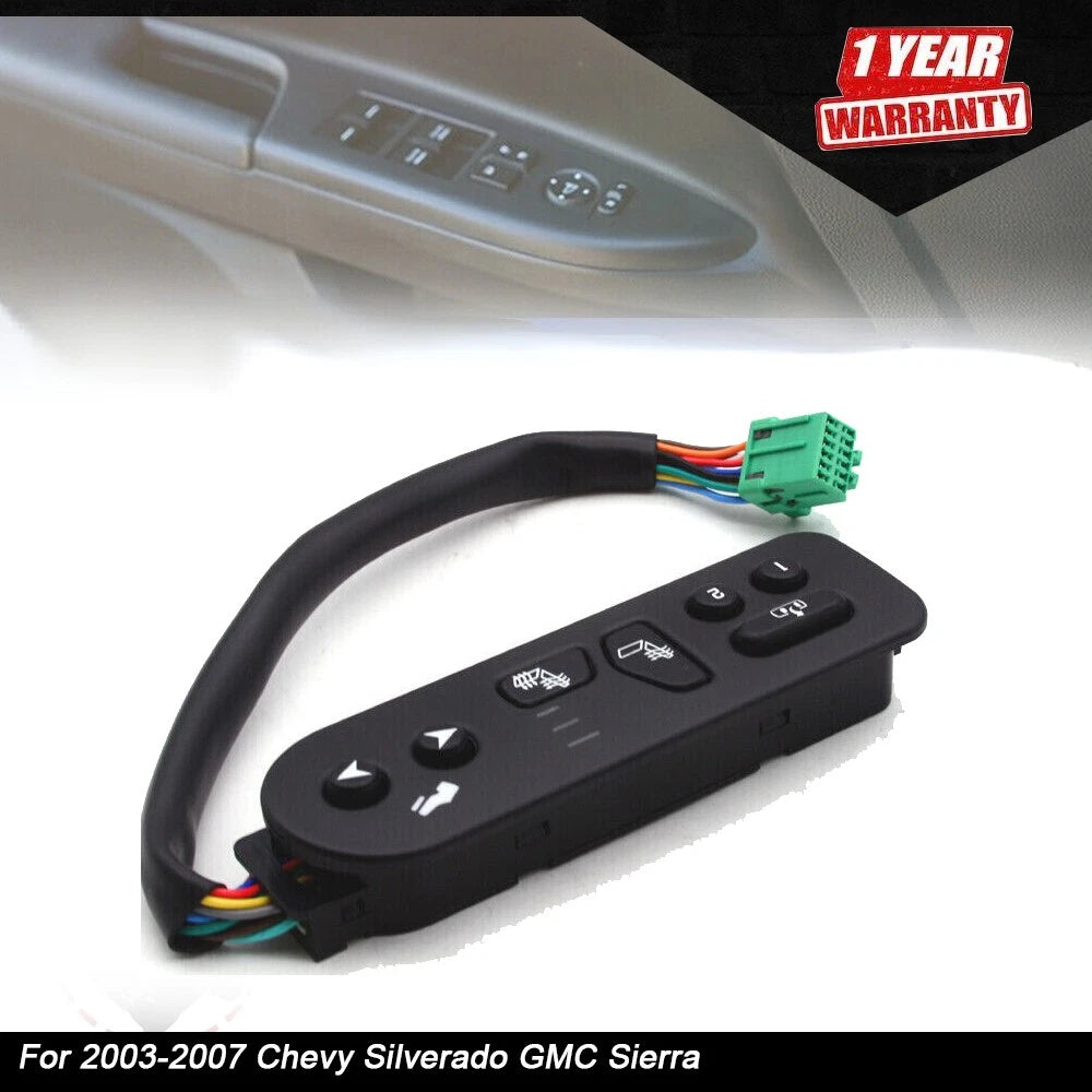 Front Left Seat Heater Switch for Chevy Silverado GMC Sierra (2003–2007)