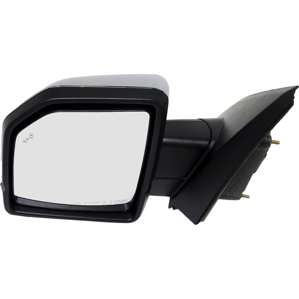 Power Mirror for Ford F-150 (2015–2018) Driver Side LH Heated Chrome