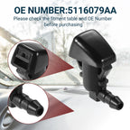 Windshield Washer Nozzle Set for Chrysler 300  with Hose & Connectors