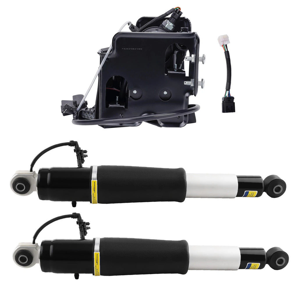 Air Suspension Shocks with Compressor Pump Kit for Escalade, Suburban, Tahoe, Yukon (2002–2020)