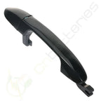 Set of 2 Outside Smooth Black Door Handles for Kia Spectra (2004–2009)