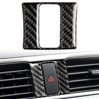 Carbon Fiber Interior Warning Lamp Button Trim for Mazda 3 Axela (2013–2018)