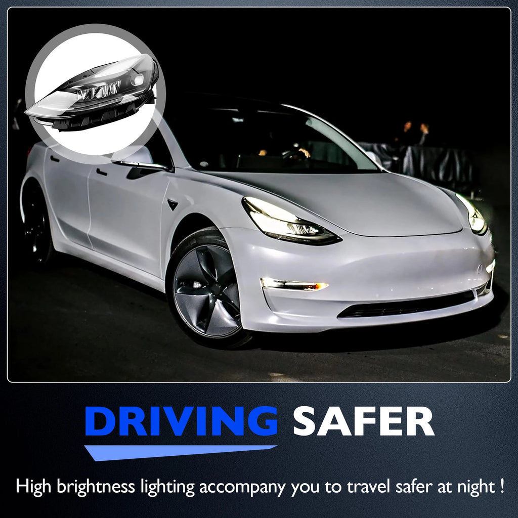 LED Headlight Assembly for Tesla Model 3 (2021-2023)