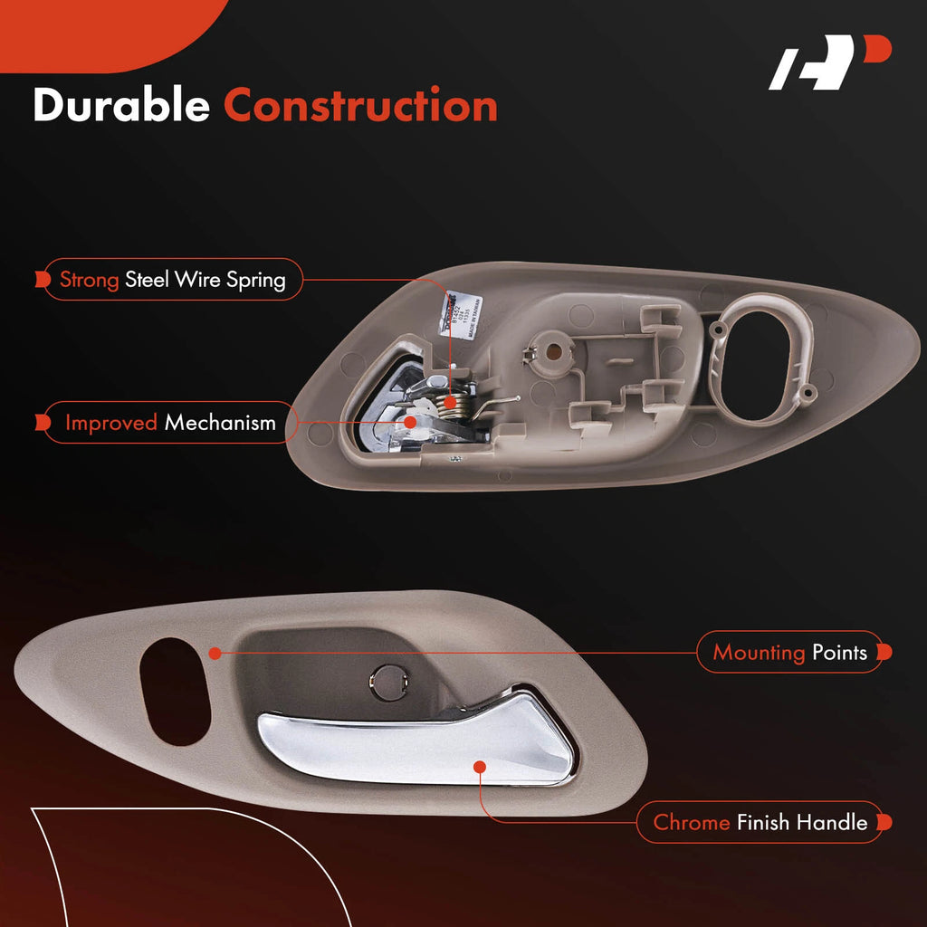 Chrome Front Passenger Interior Door Handle for Honda Accord