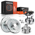 Front Drilled Brake Rotors & Pads for Ford Escape (2005–2012)