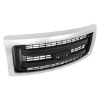 Front Upper Grille for Ford F150 (2009â2014) Silver Black