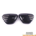 Ribbed Battery Side Panel Covers for Triumph Bonneville Street Twin/Cup 900