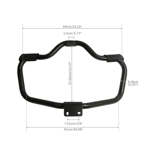 1 1/4" Mustache Engine Guard Crash Bar for Harley Sportster XL883 XL1200 (2004–2022)