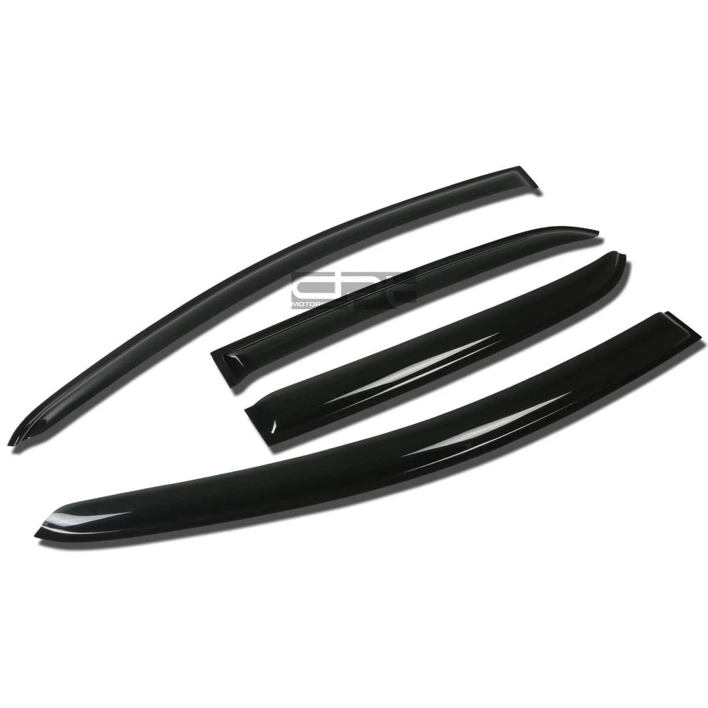 2X Window Visor for Toyota Yaris (2007–2011) Smoke Tint Rain Guard