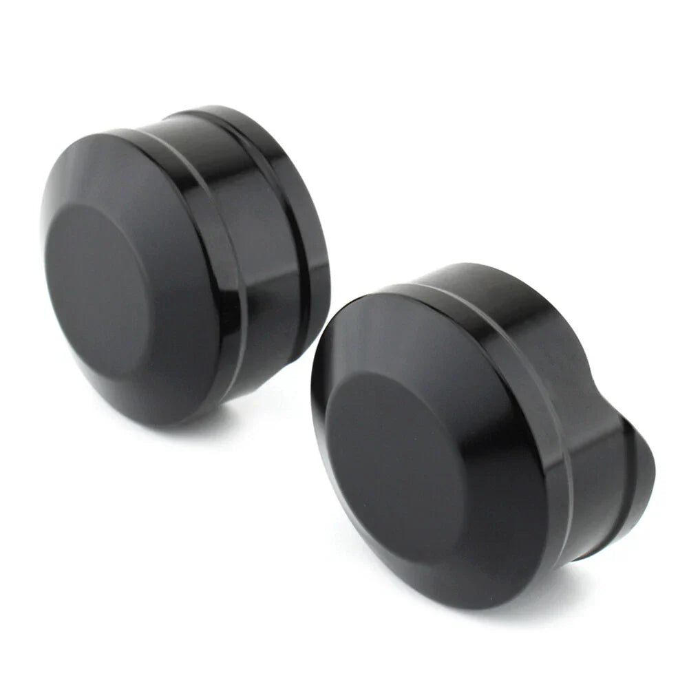 Black Upper Fork Stem Nut Cover for Harley Softail Breakout FXBR FXBRS (18-23)