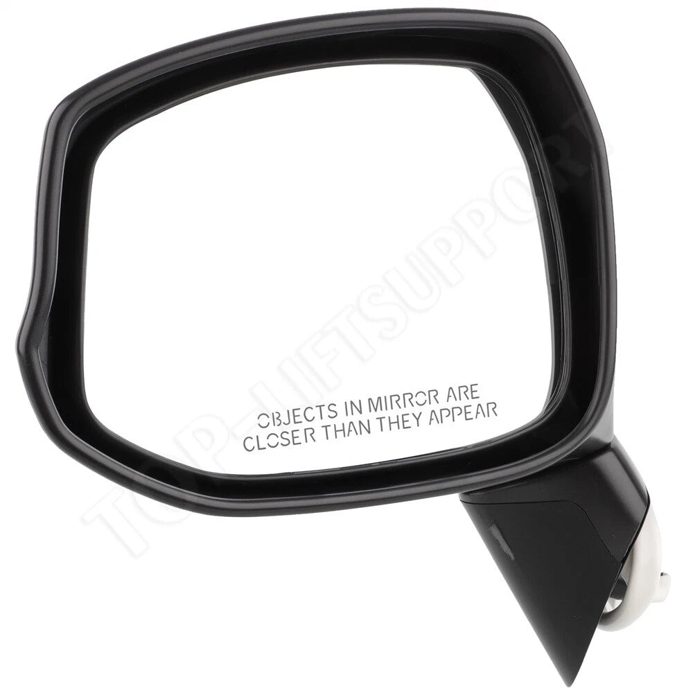 Left Driver Side View Mirror for Honda Civic (2012–2014) Power Textured Black
