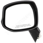 Left Driver Side View Mirror for Honda Civic (2012–2014) Power Textured Black
