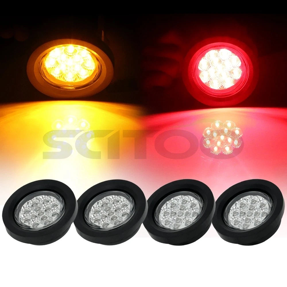 4PCS Side Marker for Freightliner M2 106 (2011–2023)