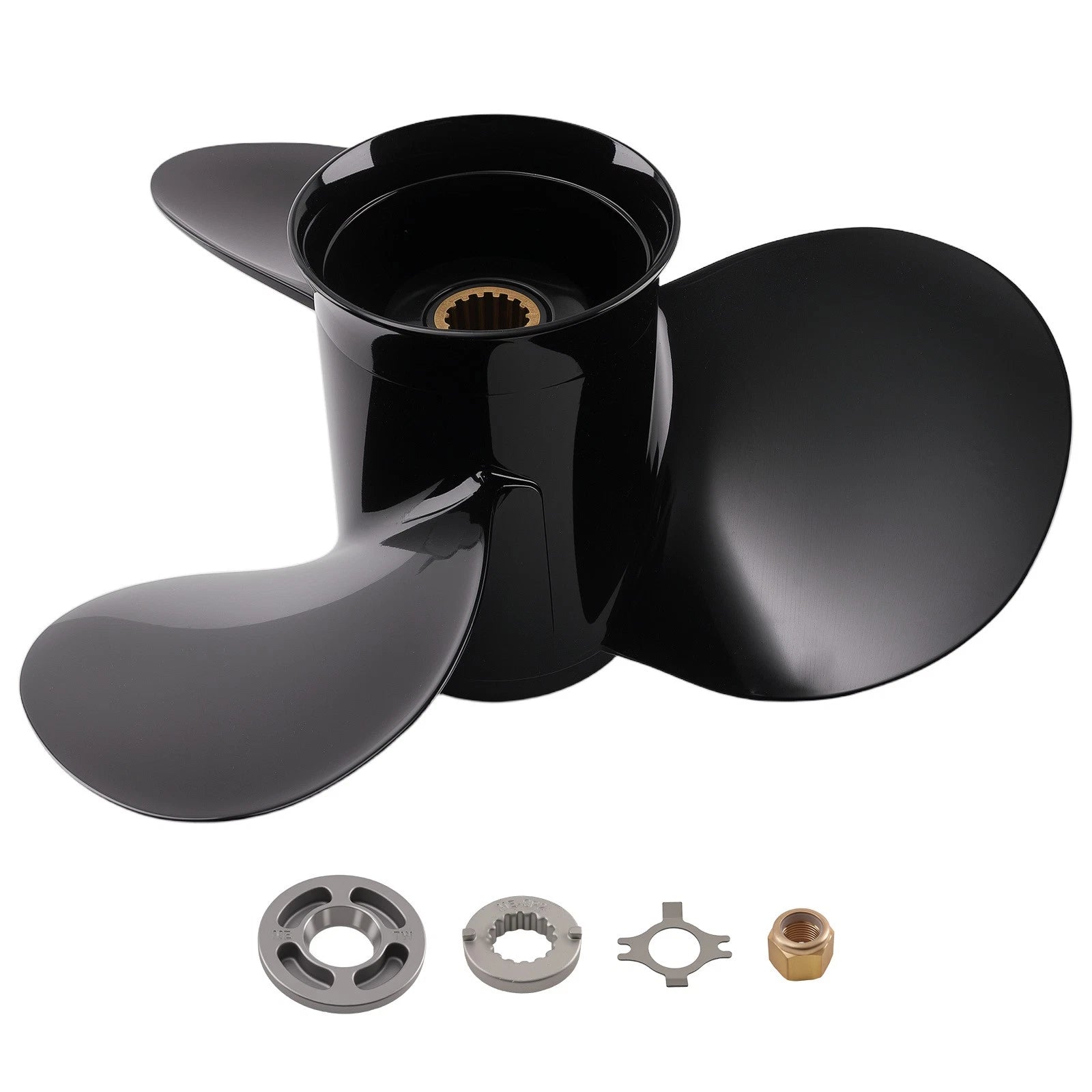 14x13 RH Boat Propeller for Mercury Outboard 40-140HP (48-77340A45) Aluminum
