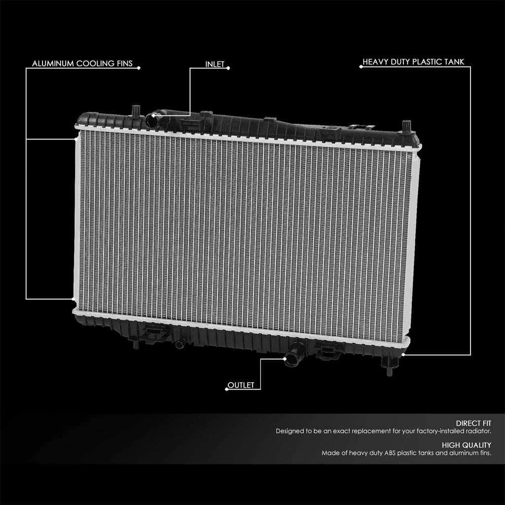 Aluminum Core Cooling Radiator for Ford Fiesta 1.0L 1.6L (2014–2018) DPI 13430
