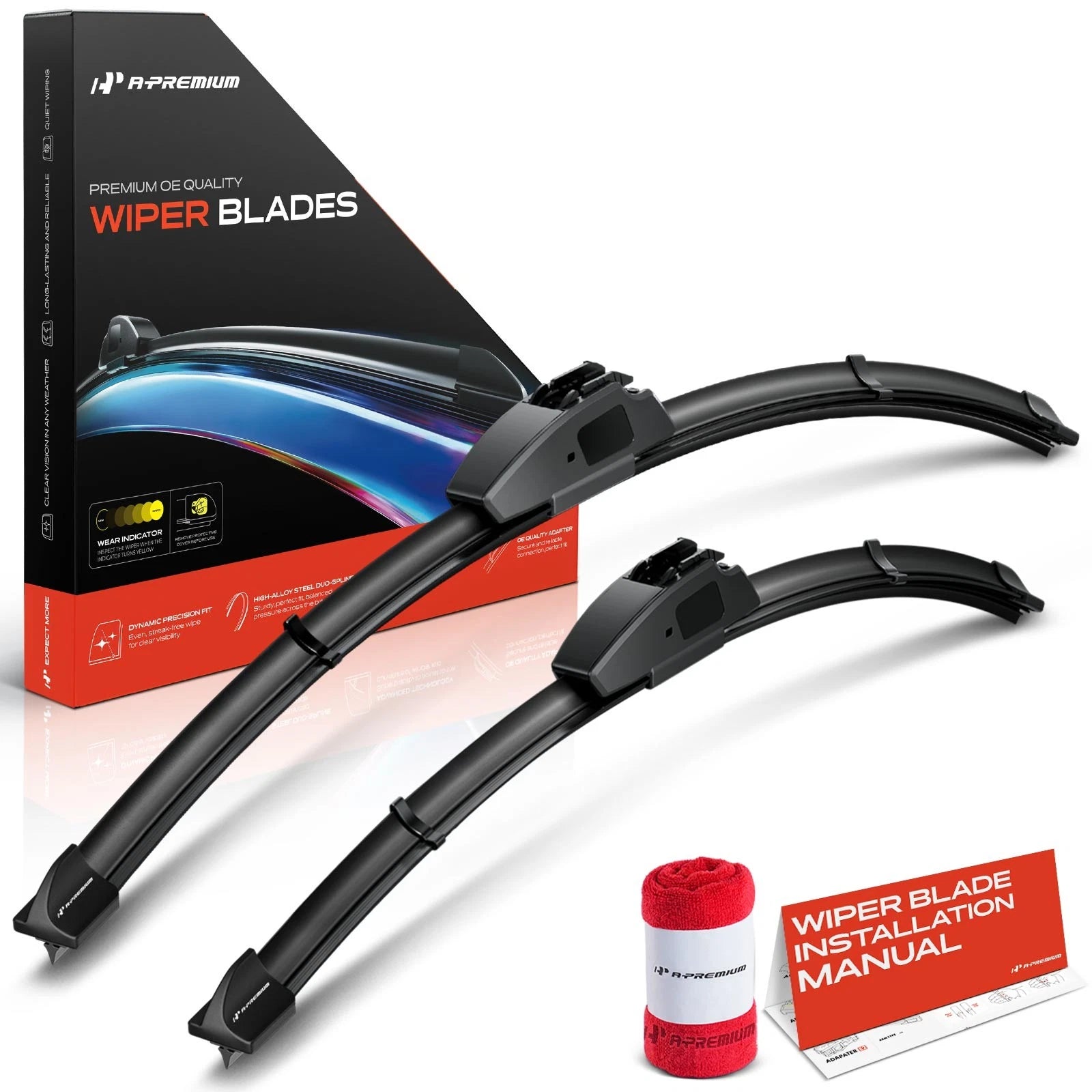 2X Front Windshield Wiper Blades for Ford Escape Escort 