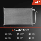 A/C Condenser for Chevy Cavalier, Buick Skyhawk, Pontiac Sunbird (1989–1994)