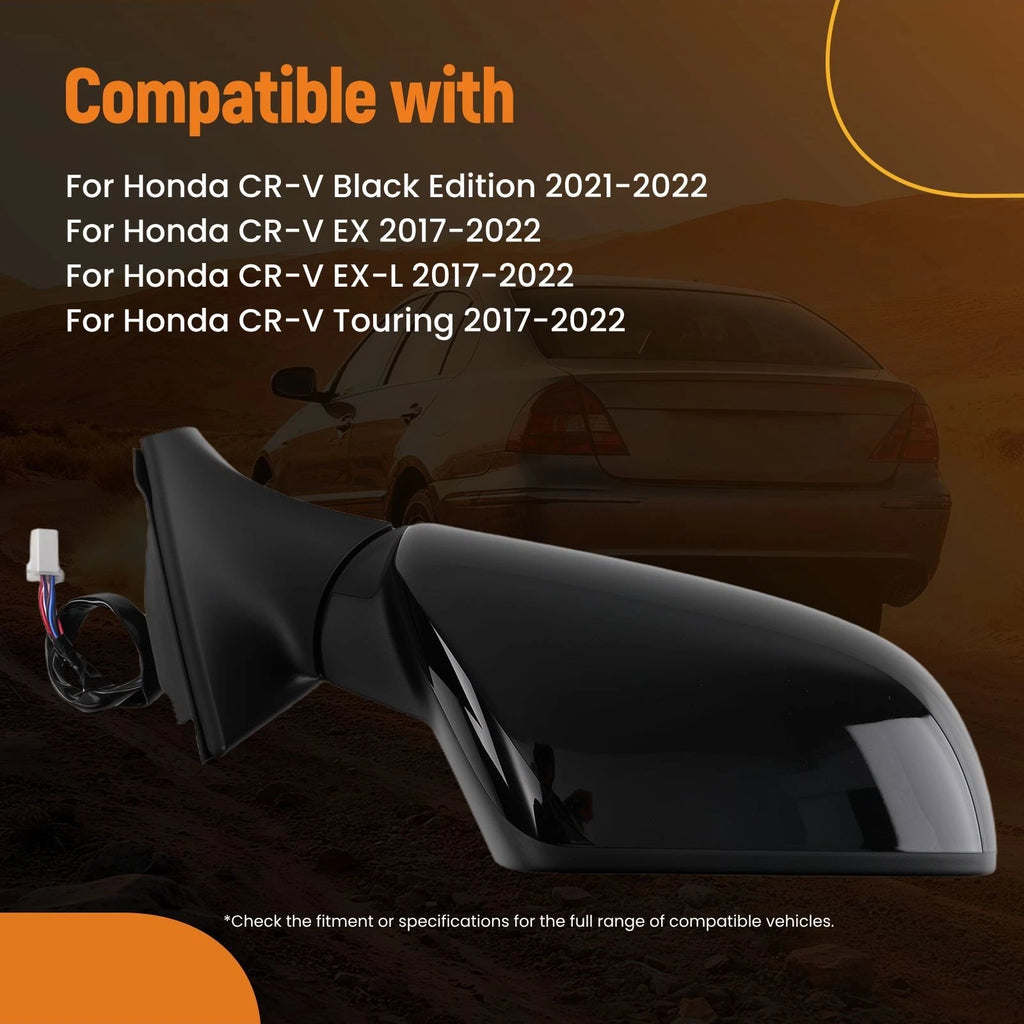 Left Side View Mirror for Honda CR-V Hybrid EX (2020–2022) 76258TLAA32-PFM