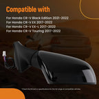 Left Side View Mirror for Honda CR-V Hybrid EX (2020–2022) 76258TLAA32-PFM