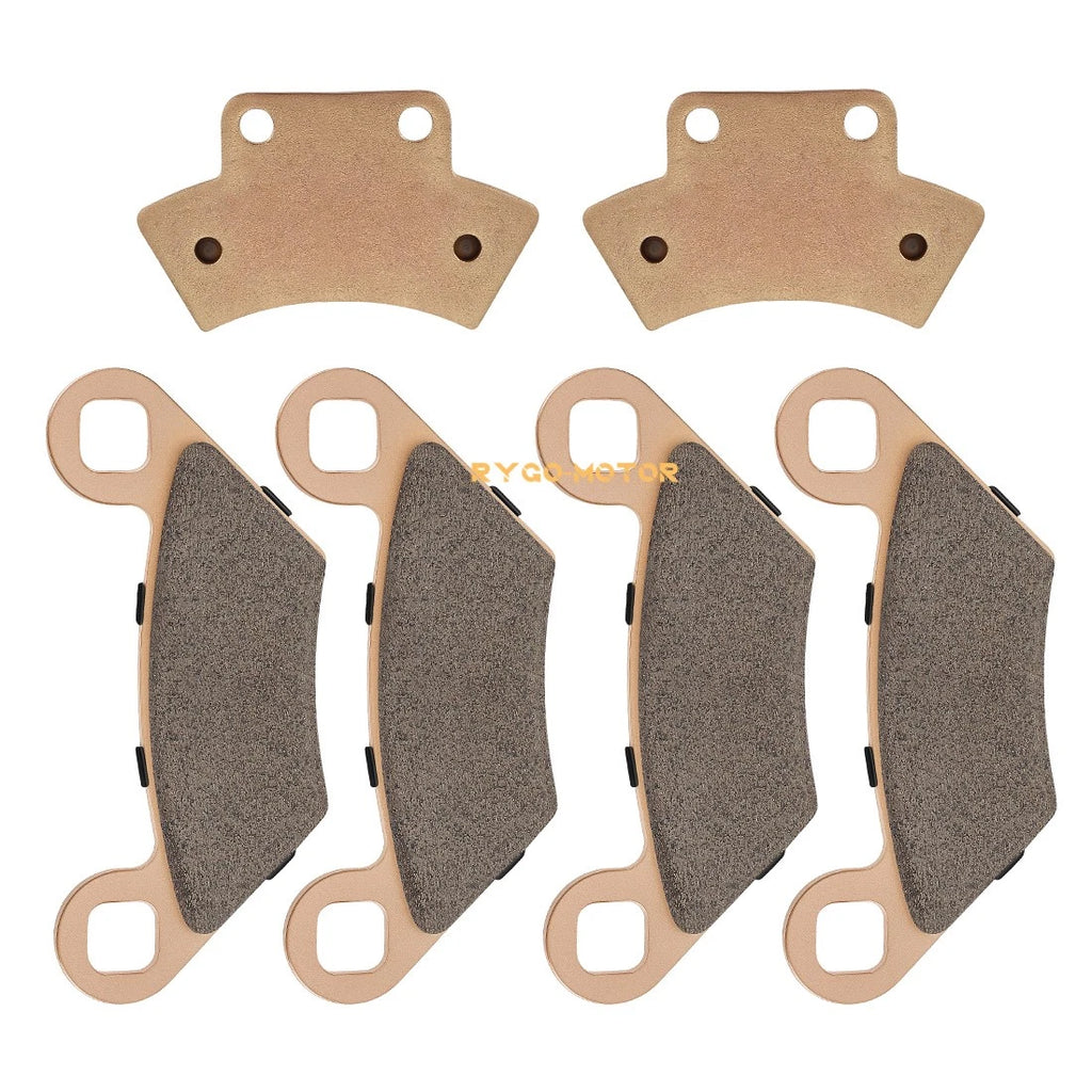 Sintered Front & Rear Brake Pads for Polaris Trail Blazer 250, Trail Boss 250, 350L