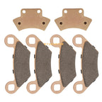 Sintered Front & Rear Brake Pads for Polaris Trail Blazer 250, Trail Boss 250, 350L