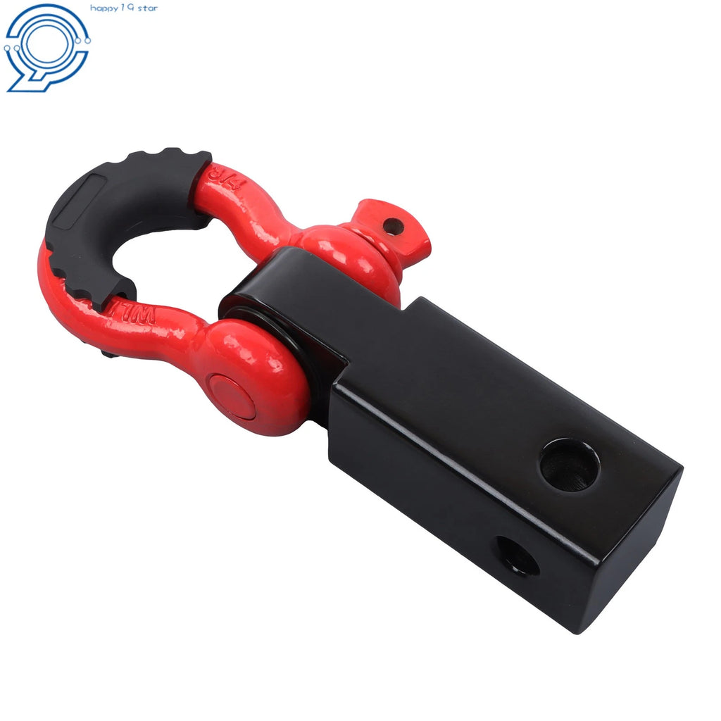 2" Receiver Shackle Hook with 3/4" D Ring for Off-Road Recovery